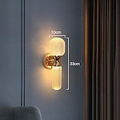 levne Vnitřní nástěnná světla-nástěnné nástěnné lampy osvětlovací těleso křišťálové svítidlo v severském moderním stylu osvětlení nahoru a dolů osvětlení nástěnné nástěnné nástěnné osvětlení pro ložnice obývací pokoj, noční lampa
