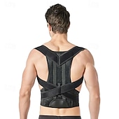 cheap Braces &amp; Supports-Back Brace Posture Corrector for Women and Men - Adjustable Posture Back Brace for Upper and Lower Back Pain Relief - Improve Back Posture and Lumbar Support