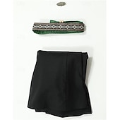 abordables Robes-Médiéval Renaissance Robe de cocktail Bal Masqué Robe de Bal Ranger Elfe Déguisement Femmes Celtique Viking Fantaisie Halloween Carnaval Mascarade Fête / Soirée Festival Adulte Robe