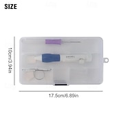 cheap Stress Relievers-DIY Punch Needle Magic Embroidery Pen Set Stitching Thread Tool Sewing Craft Kit