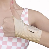 cheap Braces &amp; Supports-2 Pcs Ultra-Thin Wrist Brace Support for Carpal Tunnel, Pain Relief, Arthritis, Tendonitis, Elastic Wrist Wraps Right and Left Hands - Compression and Support for Fitness Enthusiasts (Skin Tone)