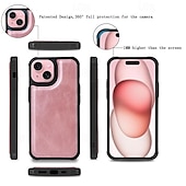 Χαμηλού Κόστους iPhone Θήκες-Retro θήκη πορτοφολιού με φερμουάρ για iPhone 16 15 14 13 12 11 Pro Max Plus Mini SE – Αποσπώμενη μαγνητική αναστροφή θήκη καρτών PU δέρμα