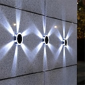 cheap Ground Lights-1PC/4PCS Solar LED Power Disk Light Outdoor 6 leds Waterproof Garden Path Deck Lights Spotlight Buried Solar Led Lamp Garden Yard PathWay Decor
