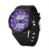 cheap Digital Watches-SANDA Men Digital Watch Fashion Casual Business Wristwatch Luminous Stopwatch Countdown Calendar TPU Watch