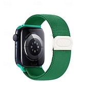 זול להקות Apple Watch-רצועת ספורט מותאם ל רצועת השעון של Apple Watch 38 מ&quot;מ 40 מ&quot;מ 41 מ&quot;מ 42 מ&quot;מ 44 מ&quot;מ 45 מ&quot;מ 49 מ&quot;מ אלסטי מתכוונן ניילון רצועת שעון חלופית ל iwatch Ultra 2 Series 9 8 7 SE 6 5 4 3 2 1