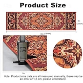 economico tappeti per gradini-tappeto per gradini stile boho tappeto antiscivolo gradini per scale per bambini anziani e animali domestici tappetini per scale design etnico
