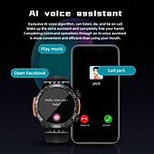 Недорогие Смарт-часы-LOKMAT ZEUS 6 PRO Умные часы 1.46 дюймовый Смарт Часы Bluetooth Педометр Напоминание о звонке Датчик для отслеживания активности Совместим с Android iOS Женский Мужчины