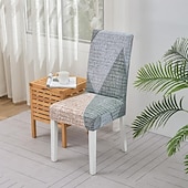 billige Spisestoltrekk-spisestuestol beskytte trekk super passform stretch høy rygg spisestol trekk minimalisme for hotell spisestue seremoni bankett bryllupsfest