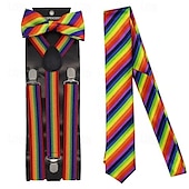 economico Accessori-Arcobaleno Halloween Altri accessori Bretelle LGBT LGBTQ Gay Lesbica Adulti Unisex Carnevale Parata dell&#039;Orgoglio Mese dell&#039;orgoglio Festival Costumi di Halloween facili Vestirsi
