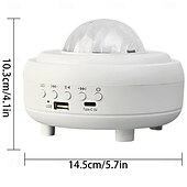 cheap Star Galaxy Projector Lights-Aurora Projector Night Light with Music 10W LED Star Light Projector Moon Projector with Music Night Light for Kids Room Decor Living Room Office Countertop Bedroom