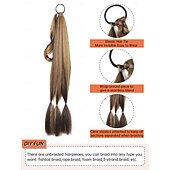 cheap Ponytails-Extension Jumbo Box Braids Synthetic Hair Braiding Hair 2pcs / pack
