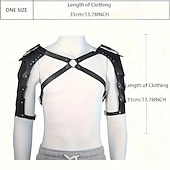 levne brnění-Punk a gotika Středověké Steampunk Úbory Ren Faire Válečník Viking Pánské Dámské Unisex Viking předvečer Všech svatých Karneval Plesová maškaráda Výkon Párty LARP Dospělé Chrániče na ramena Celý rok