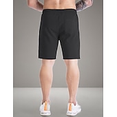baratos Shorts de moletom-Homens Shorts de moletom Calção Bermudas Listra lateral Cintura elástica Bolso Com Zíper Tecido Conforto Esportes Curto Diário Corrida Ginásio Moda Roupa Esportiva Preto Azul Micro-Elástica
