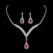 abordables Parures de Bijoux-Nuptiales Parures For Femme Mariage Soirée Alliage Fantaisie
