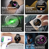 Χαμηλού Κόστους Smartwatch-696 UC03 Εξυπνο ρολόι 1.39 inch Έξυπνο ρολόι Bluetooth ΗΚΓ + PPG Βηματόμετρο Υπενθύμιση Κλήσης Συμβατό με Android iOS Γυναικεία Άντρες Κλήσεις Hands-Free Υπενθύμιση Μηνύματος IP 67 Θήκη ρολογιού 48mm