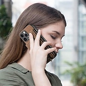 Χαμηλού Κόστους iPhone Θήκες-τηλέφωνο tok Για iPhone 16 15 14 Pro Max Plus iPhone 13 12 11 Pro Max Mini Πίσω Κάλυμμα με βάση στήριξης Υποδοχή κάρτας Ανθεκτική σε πτώσεις Ρετρό TPU PU δέρμα