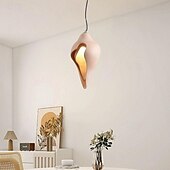economico Luci Isola cucina-lampada a sospensione a led design conchiglia di cemento lampada a sospensione bianca calda lampada a sospensione loft lampada a sospensione a soffitto regolabile in altezza camera da letto bar