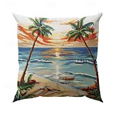 economico Copricuscini per cuscini decorativi-1 pezzi Velluto Copricuscino, Stampa Semplice Informale Quadrato Tradizionale Classico