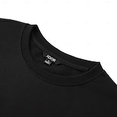 economico Felpe e Sweatshirt Elite da Uomo-Per uomo Grafico Felpe Manica Lunga Felpe Girocollo Moda Quotidiano Vacanza Ferie Primavera &amp; Autunno Nero Bianco Abbigliamento progettista S M L XL 2XL