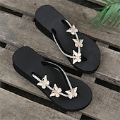voordelige Vakantiesandalen-Dames slippers met strass-vlindersleehak – glamoureuze strandsandalen voor zomervakanties, poolparty&#039;s en casual resortkleding