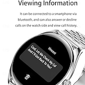 お買い得  スマートウォッチ-696 MT55 スマートウォッチ 1.43 インチ スマート·ウォッチ ブルートゥース ECG + PPG 歩数計 着信通知 と互換性があります Android iOS 女性 男性 ハンドフリーコール メッセージ受信通知 IP 67 46mmの時計ケース