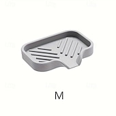 economico Utensili e gadget da cucina-1 organizer multiuso per lavello in silicone: portasapone drenabile con spazzola e porta spugna per cucina &amp; bagno