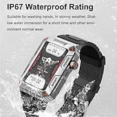Χαμηλού Κόστους Smartwatch-696 MT88 Εξυπνο ρολόι 1.57 inch Έξυπνο ρολόι Bluetooth ΗΚΓ + PPG Βηματόμετρο Υπενθύμιση Κλήσης Συμβατό με Android iOS Γυναικεία Άντρες Κλήσεις Hands-Free Υπενθύμιση Μηνύματος IP 67 Θήκη ρολογιού 32 mm