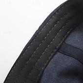 economico Cappellino da baseball da uomo-Per uomo Cappellino da baseball Cappello da sole Cappello da camionista Nero Blu Misto poliestere / cotone Con ricami Vintage Di tendenza Informale Strada Giornaliero Alfabetico Regolabile Crema