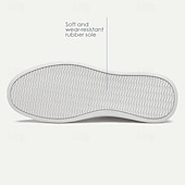 levne Pánské tenisky-pánské bílé kožené slip-on tenisky – minimalistický design s pohodlnou podrážkou pro běžné nošení