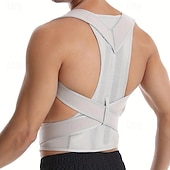 economico Bretelle &amp; Supporti-correttore di postura unisex regolabile, tutore di supporto per la schiena dalla vestibilità comoda per evitare di curvarsi, lavabile a mano