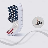economico Scarpe a stampa grafica-Per uomo Scarpe da ginnastica Mocassini e Slip-Ons Scarpe casual da uomo Stampa scarpe Scarpe Flyknit Per sport Informale Esterno Giornaliero Giornata dell&#039;indipendenza A maglia Retato Traspirante
