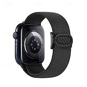זול להקות Apple Watch-רצועת ספורט מותאם ל רצועת השעון של Apple Watch 38 מ&quot;מ 40 מ&quot;מ 41 מ&quot;מ 42 מ&quot;מ 44 מ&quot;מ 45 מ&quot;מ 49 מ&quot;מ אלסטי מתכוונן ניילון רצועת שעון חלופית ל iwatch Ultra 2 Series 9 8 7 SE 6 5 4 3 2 1