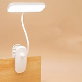 billige Leselys-1 stk 360° fleksibelt arbeidsrom med klemme skrivebordslampe sammenleggbar nattbordslampe for soverommet studere lesing kontorarbeid led touch øyebeskyttelse læring sove og dedikerte skrivebordslamper