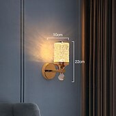 levne Vnitřní nástěnná světla-nástěnné nástěnné lampy osvětlovací těleso křišťálové svítidlo v severském moderním stylu osvětlení nahoru a dolů osvětlení nástěnné nástěnné nástěnné osvětlení pro ložnice obývací pokoj, noční lampa