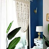 billige Macrame &amp; String gardiner-macrame romdeler dørgardin vevd bohemsk bryllup billedvev veggdekor for bryllup soverom stue hjemmedekorasjon