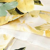 abordables Jupes en mousseline-Femme Collants Jupe Mode Décontractées Maxi Taille haute Jupes Floral Imprimer Vacances Rendez-vous Jaune Rose Claire Bleu Eté Mousseline de soie