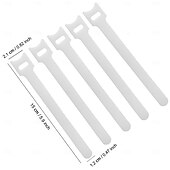 cheap Storage &amp; Organization-30pcs Cable Organizer - Reusable Self-Gripping Cable Ties for Charger Management, Wire Bundling, Storage, Suitable for Home, Office, Desk Cable Organization