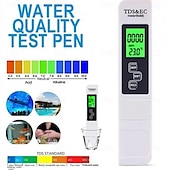 levne Domácí spotřební materiál-3v1 metr digitální tester kvality vody tds ec metr teploměr pero multifunkční digitální tester kvality vody pro měření teploty vody ppm tester tds metr digitální tester kvality vody