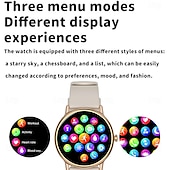 cheap Smartwatch-696 Y86 Smart Watch 1.43 inch Smartwatch Fitness Running Watch Bluetooth ECG+PPG Pedometer Call Reminder Compatible with Android iOS Women Men Hands-Free Calls Message Reminder IP 67 42mm Watch Case