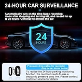 baratos DVR para automóveis-tacógrafo de três lentes com visão noturna de alta definição imagem traseira da frente e traseira do carro