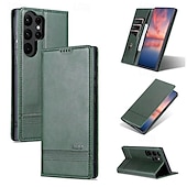 Недорогие Чехлы для Samsung-телефон Кейс для Назначение SSamsung Galaxy S24 S23 S22 S21 S20 Ultra Plus FE А55 А35 А25 А15 5Г A54 A34 A14 S25 Ультра Кошелек для карт Магнитный Полная защита тела Откидная подножка Ретро