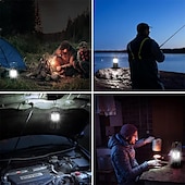 cheap Camping Lights &amp; Lanterns-Portable LED Camping COB Lamp Outdoor Portable Telescopic Flashlight Emergency Hook Horse Lamp Suitable for Hurricane, Emergency, Storm, Outages, Outdoor Collapsible Lanterns