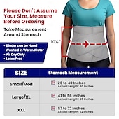 abordables Attelles et orthèses-Ceinture abdominale post-chirurgie pour abdominoplastie – Bande abdominale post-partum après section C, récupération du ventre, compression de l&#039;estomac, ceinture herniaire pour hommes et femmes après
