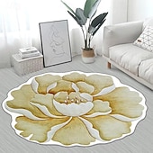 economico tappeti per soggiorno e camera da letto-Tappeti Tappeti A Forma Di Fiore Semplice Tappeto 3d Grande Fiore Tappetini Lavabili
