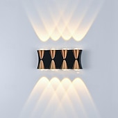 economico Lampade LED da parete-lampada da parete a led 2/3/4/5 teste esterno impermeabile in vetro alluminio 90 cm moderno creativo luce bianca calda corridoio balcone ip65 85-265 v