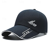 olcso Férfi baseball sapka-Férfi Baseball sapka Szalmakalap Kamionos kalap Sötétkék Piros Poliészter / Pamut keverék Divat Alkalmi Utca Napi Szöveg Állítható Fényvédő Légáteresztő
