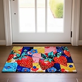 economico Zerbini-Zerbino con giraffa colorata, antiscivolo, resistente all&#039;olio, per interni ed esterni, arredamento per la camera da letto, per il bagno, per l&#039;ingresso