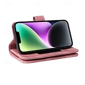 お買い得  iPhone用ケース-電話 ケース 用途 iPhone 15 Pro Max iPhone 14 13 12 11 Pro Max Plus Mini SE ウォレットカードケース ジッパ－ 全身保護 リストストラップ付き レトロ風 TPU PUレザー