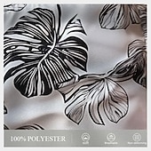 cheap Tropical Plants &amp; Flowers-Men&#039;s Leaf Graphic Prints Swim Trunks Swim Shorts Board Shorts Mid Waist Hawaiian Boho Casual Daily Holiday Drawstring with Mesh lining Elastic Waist Designer Clothing Apparel