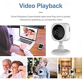 זול מצלמות IP-HD 3 מגה פיקסל מצלמת מעקב ביתית חכמה ניטור תינוקות דו-כיוונית מצלמת wifi אלחוטית